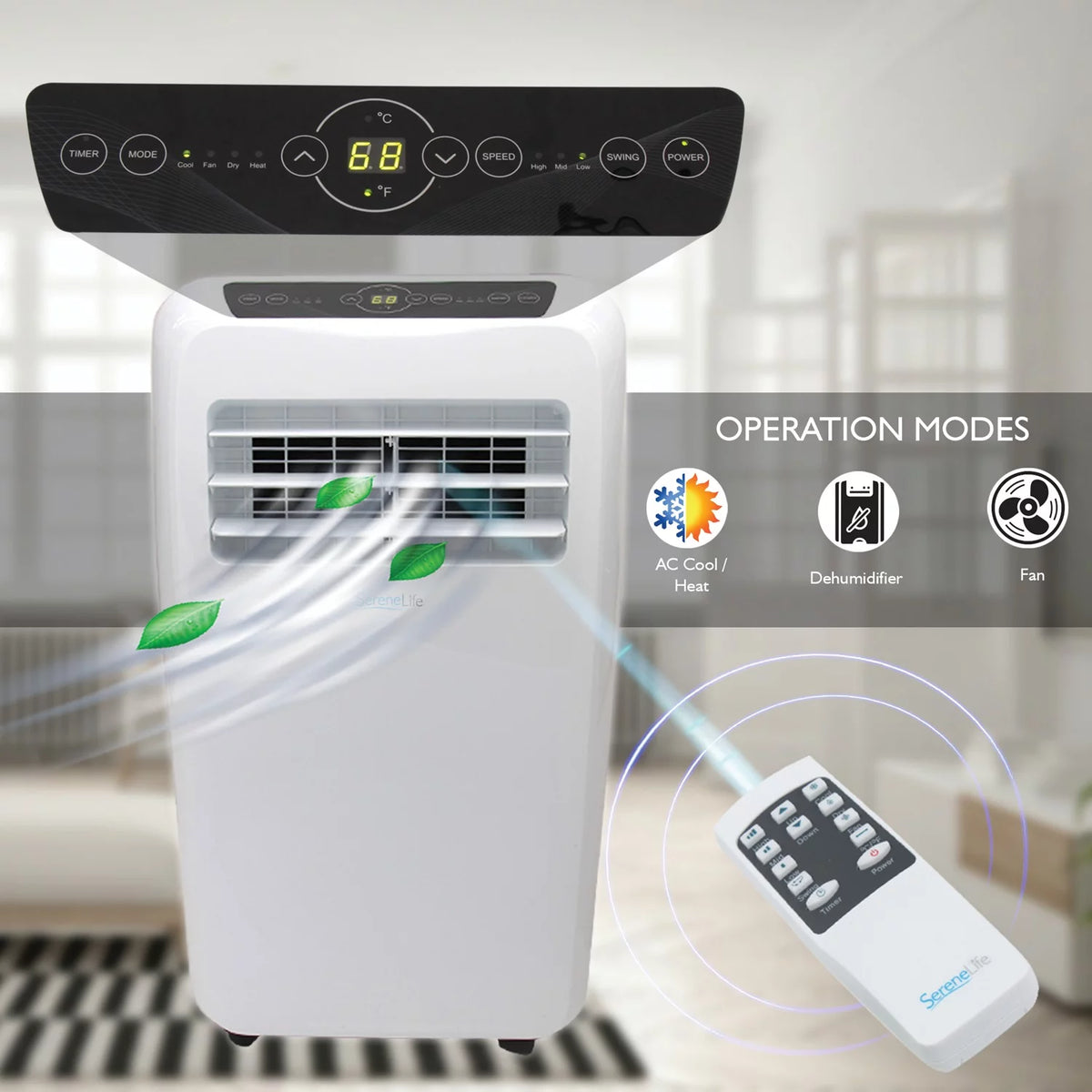 Portable 12000 BTU Air Conditioner & Heater Q62387