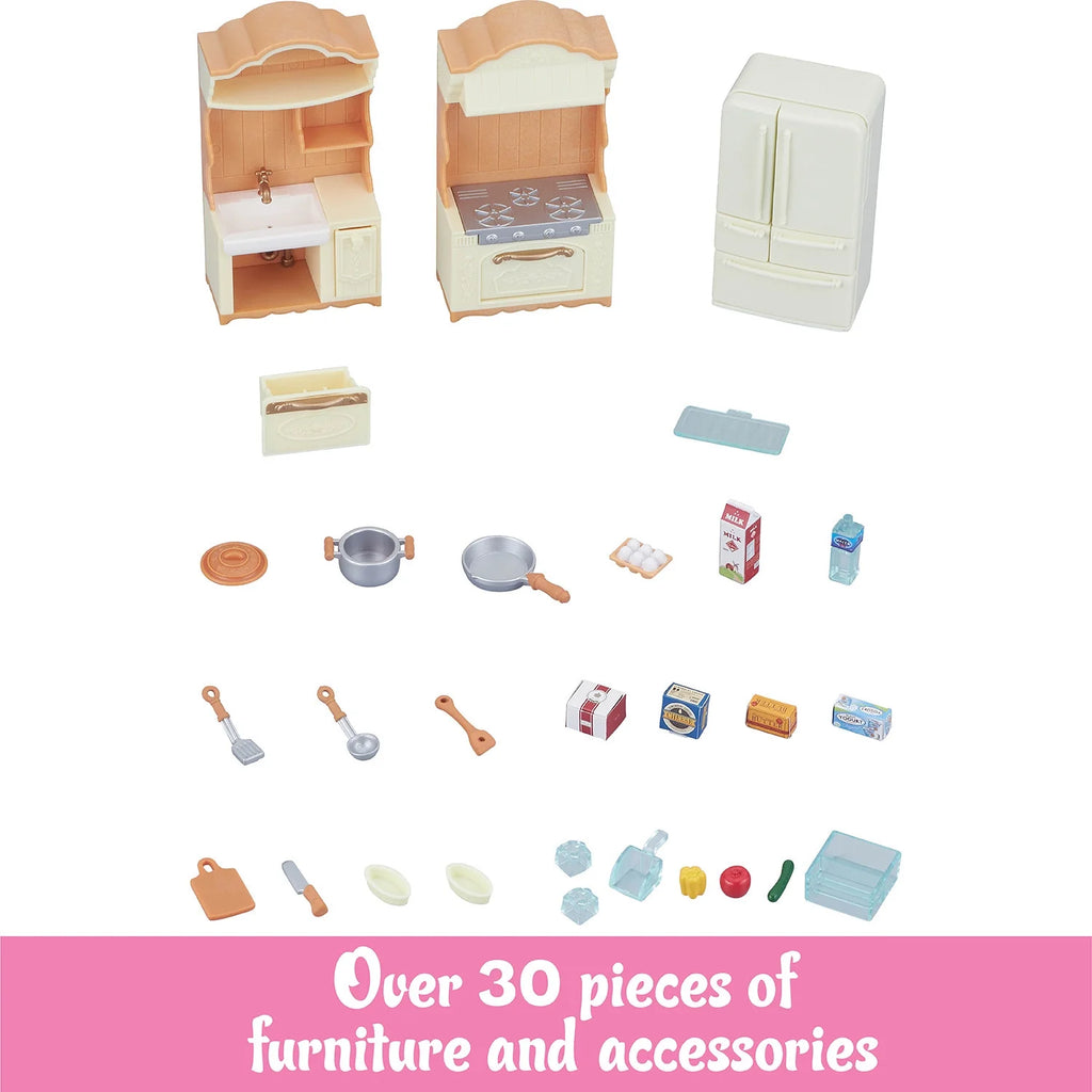 Kitchen Playset, Dollhouse Furniture and Accessories D750