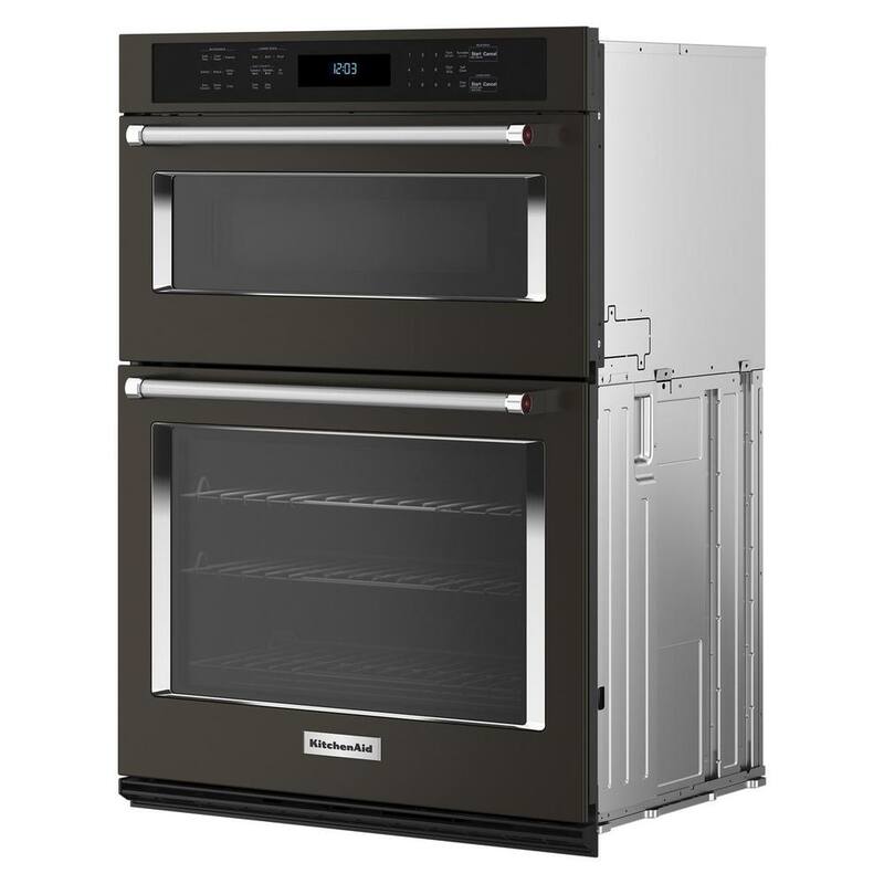 Electric Wall Oven and Microwave Combo in Black Stainless Steel with Air Fry X64793