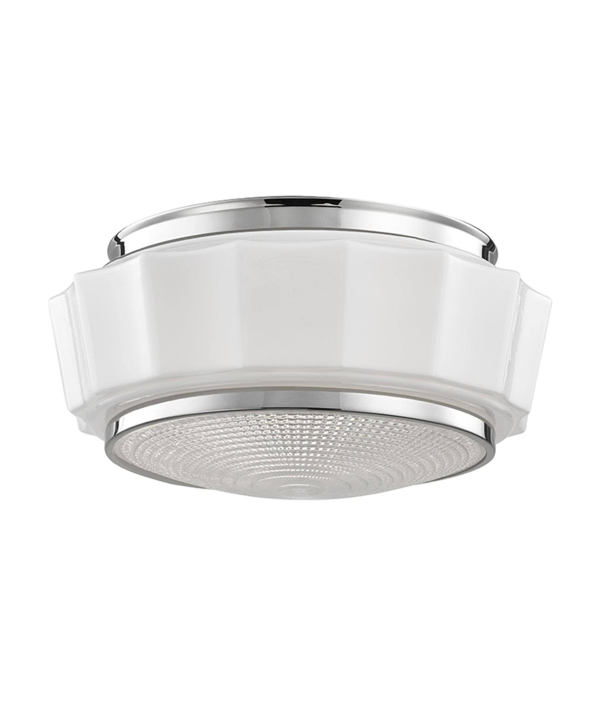 Polished Nickel 2 Light Flush Mount Q4510