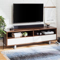 Dark Walnut Composite TV Stand with 3 Drawer A408