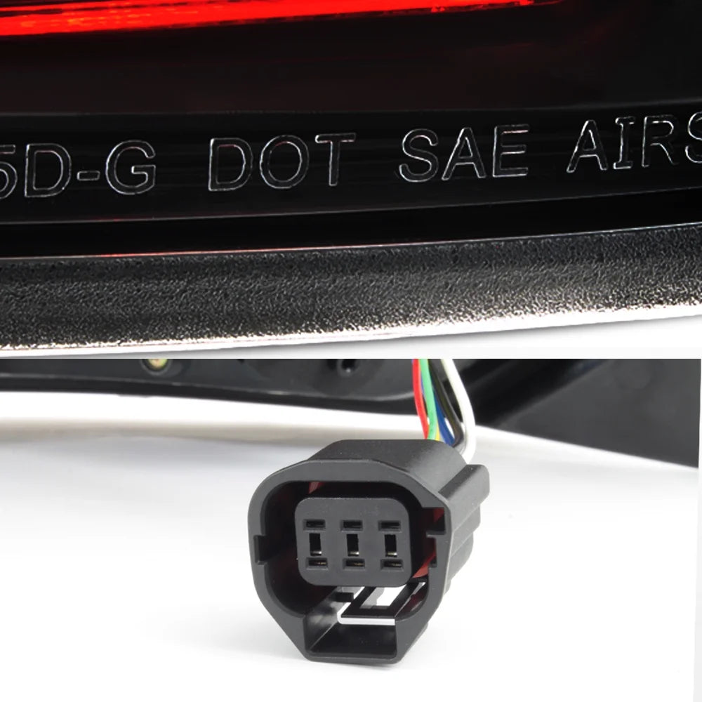 For 2012-2014 Ford Focus Hatchback LED Tail Lights Left+Right Pair U95042