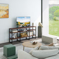 70" TV Stand with Wood Shelves C370125