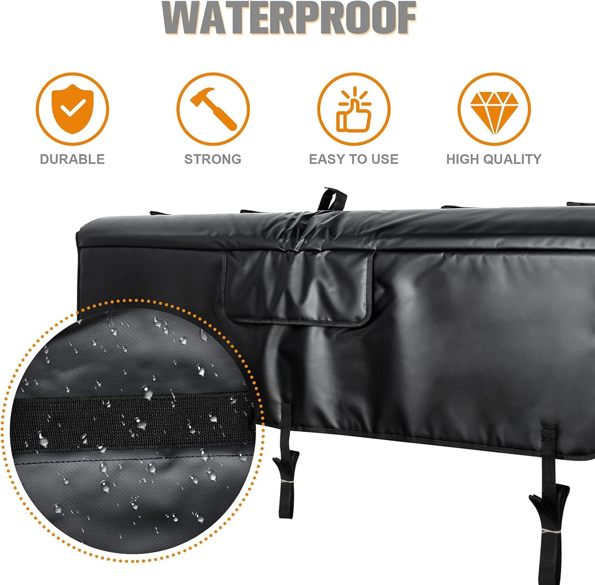 Tailgate Pad for Pickup Truck Bike Rack up to 5 Bikes S374412