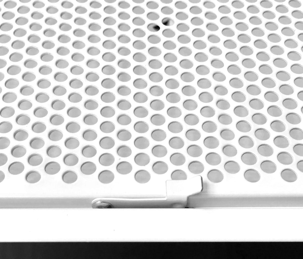 24x22 T-Bar Drop Ceiling Perforated Return Grill with Metal Back Casing and 6x22 Collar S988292