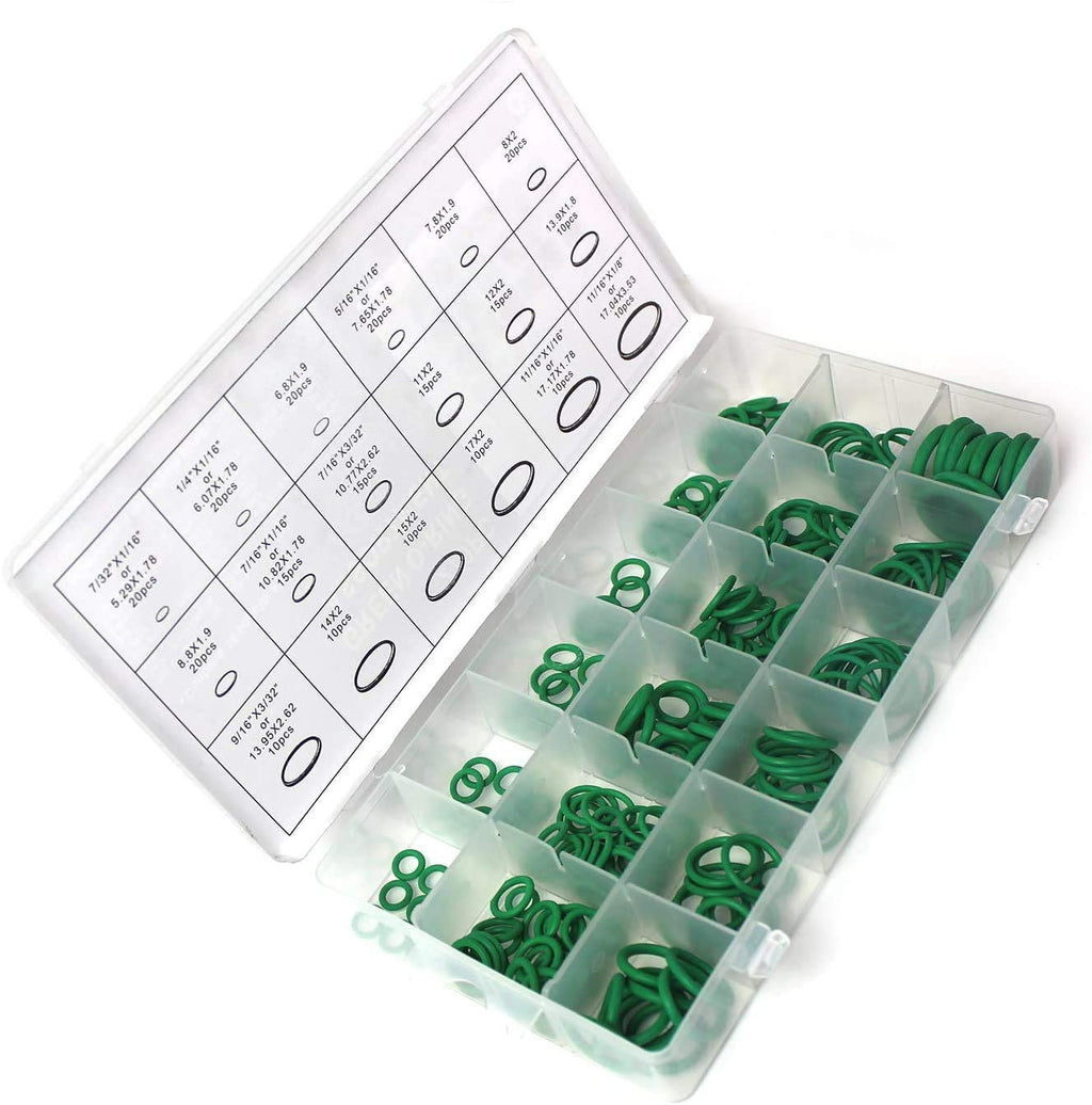 270 Pieces 18 Sizes O Ring Assortment Set Kit D751218