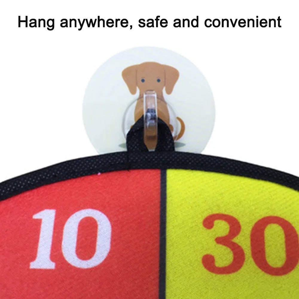 Large Fabric Dartboard with 6 Sticky Balls and a Hook Y7693