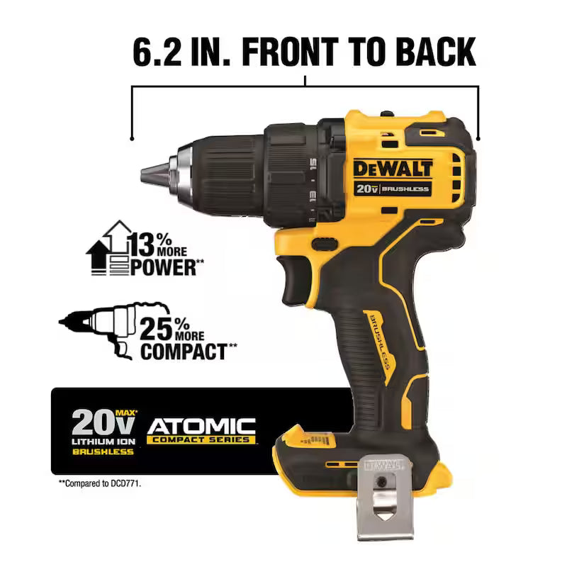 Brushless Cordless Compact Drill/Impact 2 Tool Combo Kit W38501