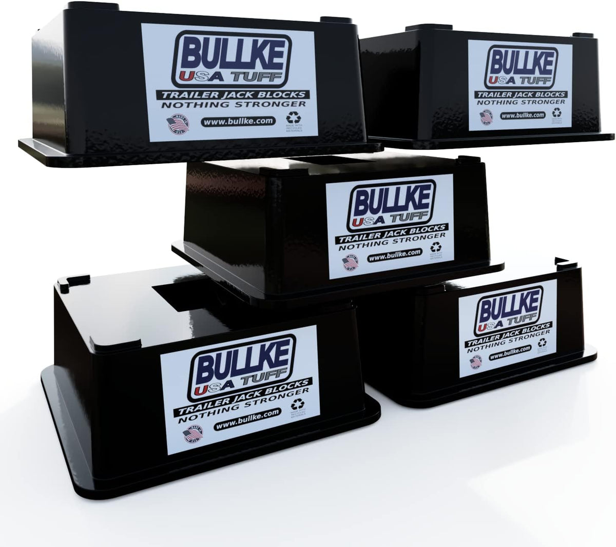 Trailer Jack Block Stand 12,000 lbs Capacity Stabilizing Pads A306803