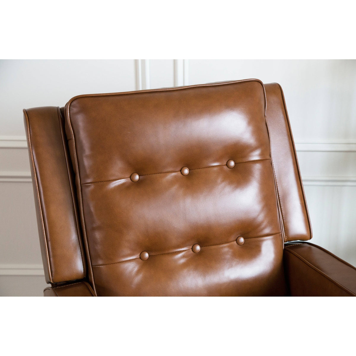 Top Grain Leather Pushback Recliner R17235